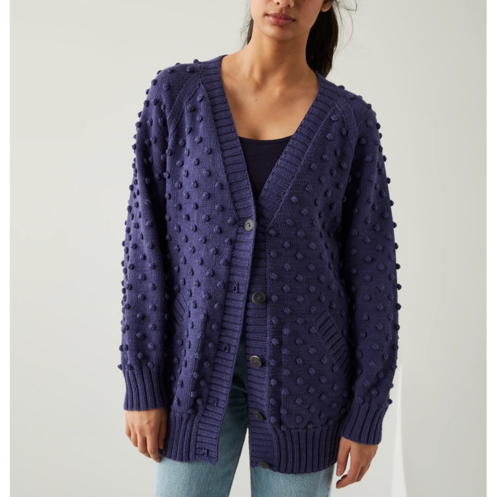 Misha & Puff Adult Popcorn Long Cardigan, xs/s